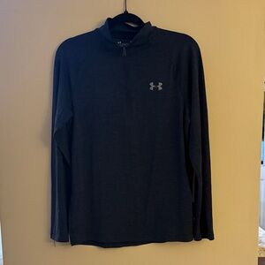 Under Armour Men's Dark Navy Quarter-Zip Performance Pullover Size Small